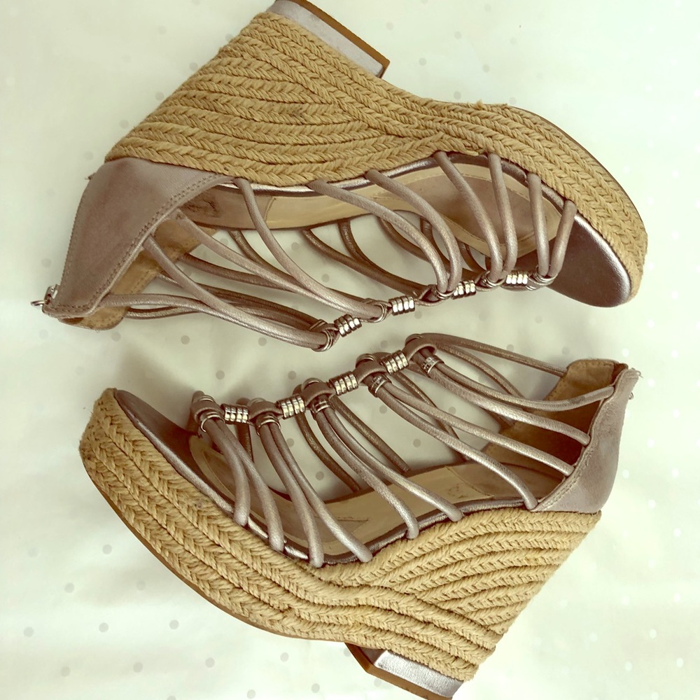 Designer wedge sandals